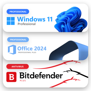 licente la pachet, windows 11 si office 2024 pro plus