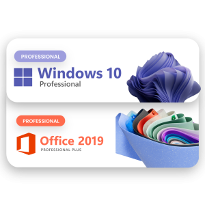 windows 10 pro si office 2019 pro plus cu asociere cont Microsoft